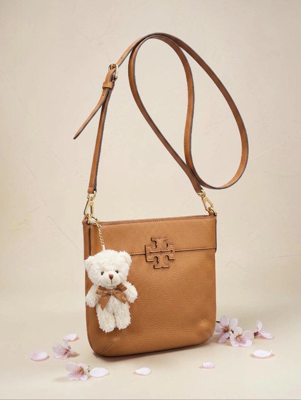 Tory Burch Stacked "T" Swingpack Crossbody Bag - Picture 3 of 9